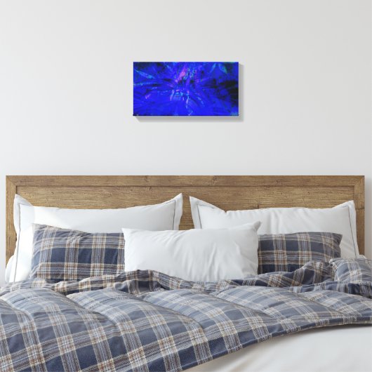 Blues Weed Leinwanddruck (Insitu (Schlafzimmer))