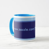 Bluesband 15oz Wecker-Tasse Tasse (Vorderseite Links)