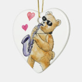 Bluesbär Keramikornament (Links)