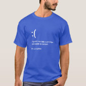 Bluescreen-Fehlermeldung "Todesfunny Windows" T-Shirt (Vorderseite)