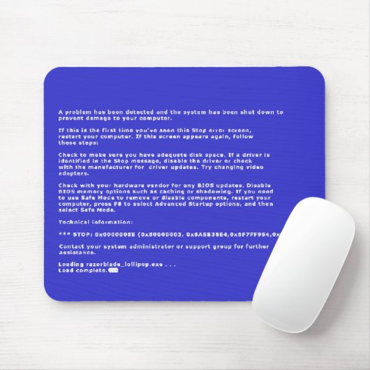 Bluescreen Mousepad (Mit Mouse)