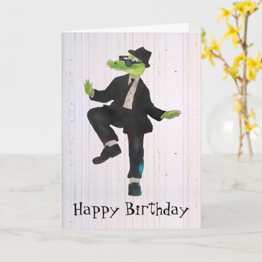 Bluescroko Karte (Gelbe Blume)