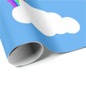 Blueshimmel und Regenbogen - Geschenkverpackung Geschenkpapier (Rolleneckpunkt)