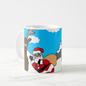 BlueSkyChristmas Tasse (Vorderseite Links)