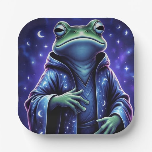 BlueSkys Pappteller (Vorderseite)