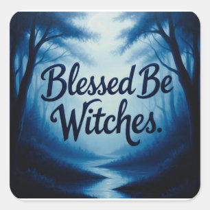 BlueSkys Quadratischer Aufkleber