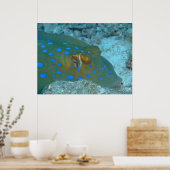 Bluespott Ribbontail Ray Poster (Küche)