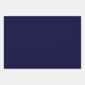 Bluest Blue Gradient Star Bow Geschenkpapier Set (Vorderseite 3)