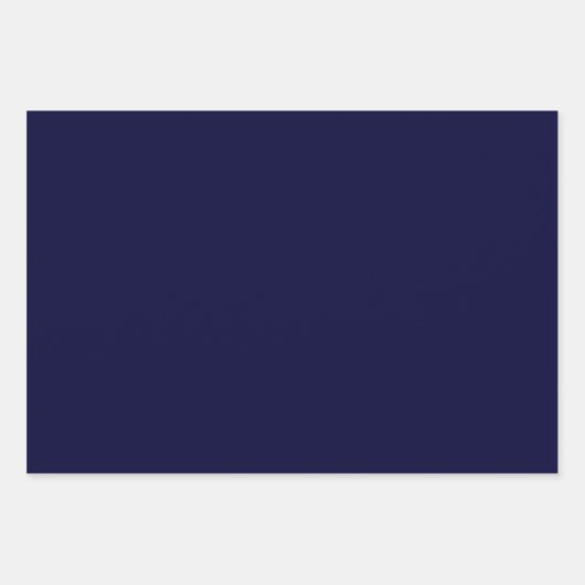 Bluest Blue Gradient Star Bow Geschenkpapier Set (Vorderseite 3)