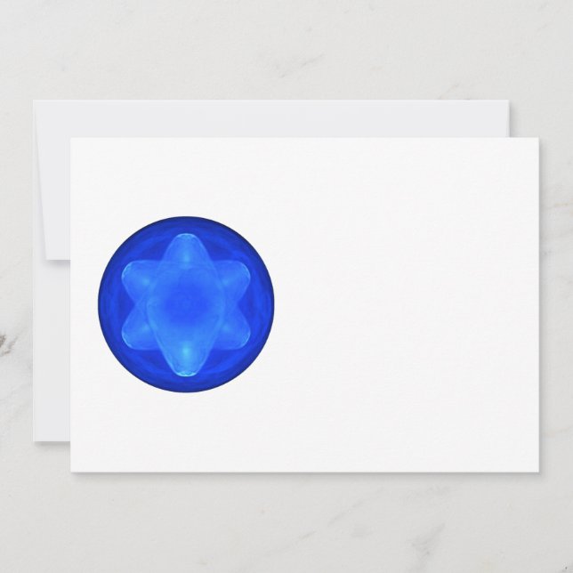 Bluestar auf Weiß (Vorderseite)