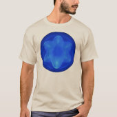 Bluestar auf Weiß T-Shirt (Vorderseite)