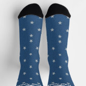 Bluestar | Custom Name Socken (Oben)