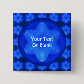 Bluestar Fractal Button (Vorderseite)