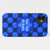 Bluestar Fractal Case-Mate iPhone Hülle (Rückseite (Horizontal))