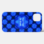 Bluestar Fractal Case-Mate iPhone Hülle (Rückseite (Horizontal))