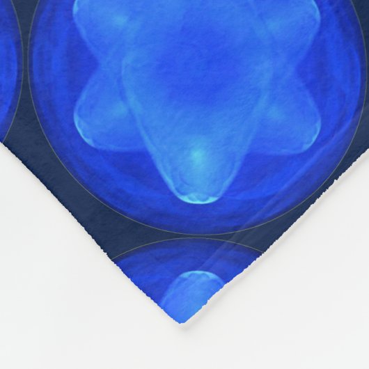 Bluestar Fractal Fleecedecke (Ecke)