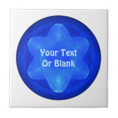 Bluestar Fractal Fliese (Vorderseite)