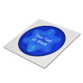 Bluestar Fractal Fliese (Seite)