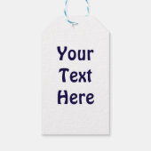 Bluestar Fractal Geschenkanhänger (Rückseite)