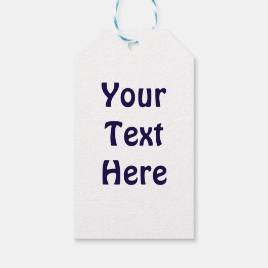 Bluestar Fractal Geschenkanhänger (Rückseite)