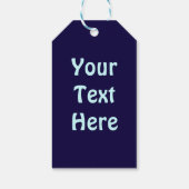 Bluestar Fractal Geschenkanhänger (Rückseite)