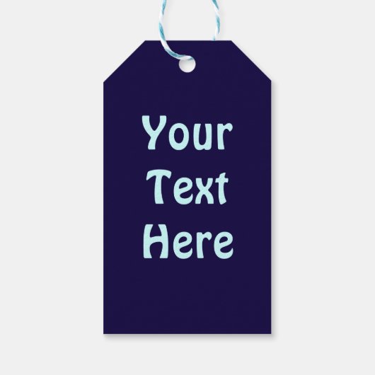 Bluestar Fractal Geschenkanhänger (Rückseite)