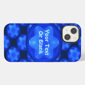 Bluestar Fractal iPhone Hülle (Rückseite (Horizontal))