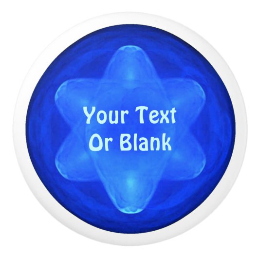 Bluestar Fractal Keramikknauf (Vorderseite)