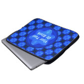 Bluestar Fractal Laptopschutzhülle (Vorne Knopf)