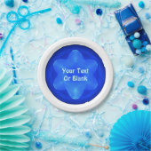 Bluestar Fractal Pappteller (Party)