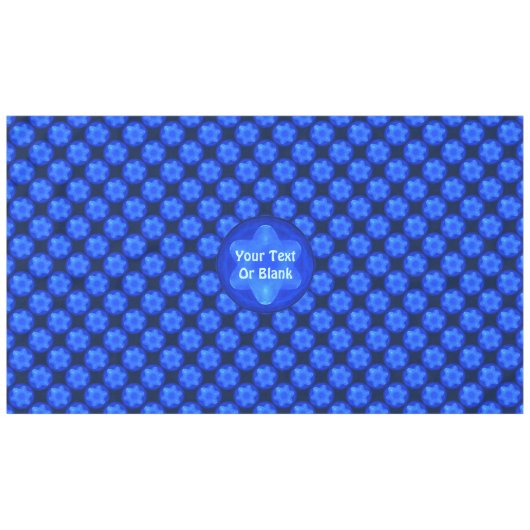 Bluestar Fractal Tischdecke (Vorderseite (Horizontal))