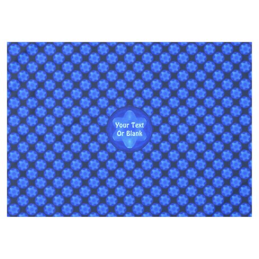 Bluestar Fractal Tischdecke (Vorderseite (Horizontal))