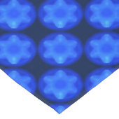 Bluestar Fractal Tischdecke (Schrägansicht)