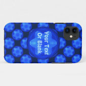 Bluestar-Fraktal Case-Mate iPhone Hülle (Rückseite (Horizontal))