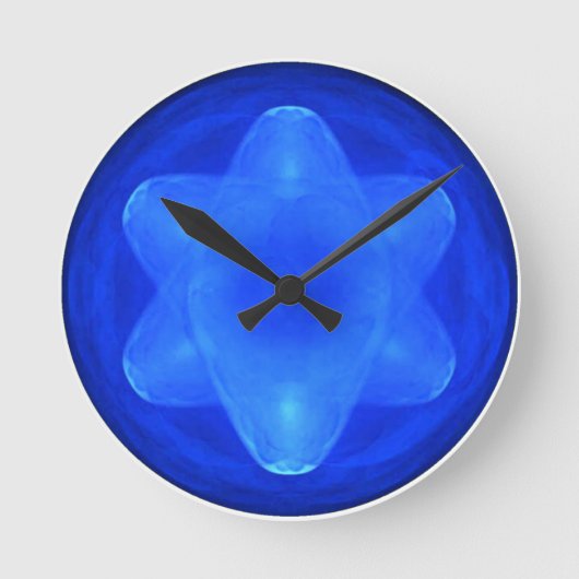 Bluestar Runde Wanduhr (Vorderseite)