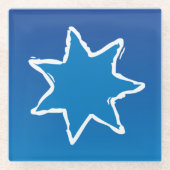 Bluestar Untersetzer (Vorderseite)