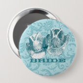 Bluestone Aquamariner Western Reitfarm Button (Vorne & Hinten)