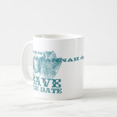 Bluestone Aquamariner Western Reitfarm Kaffeetasse (Vorderseite Links)
