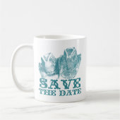 Bluestone Aquamariner Western Reitfarm Kaffeetasse (Links)