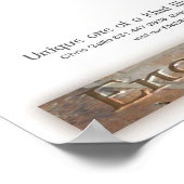 Bluestone Sundial Poster (Ecke)