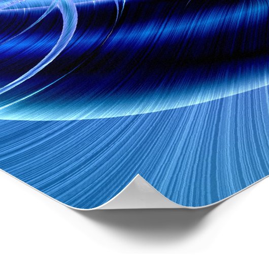 BlueSwirl Poster (Ecke)