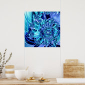 BlueSwirl Poster (Küche)