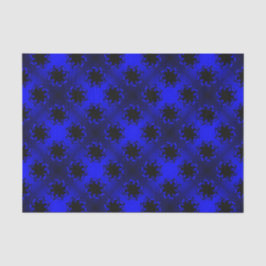 Bluesy Blue Gradient Star Bow Seidenpapier
