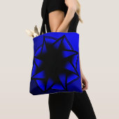 Bluesy Blue Gradient Star Bow Tasche (Von Nahem)