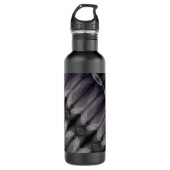 Bluesy Ikat Fog Edelstahlflasche (Vorderseite)