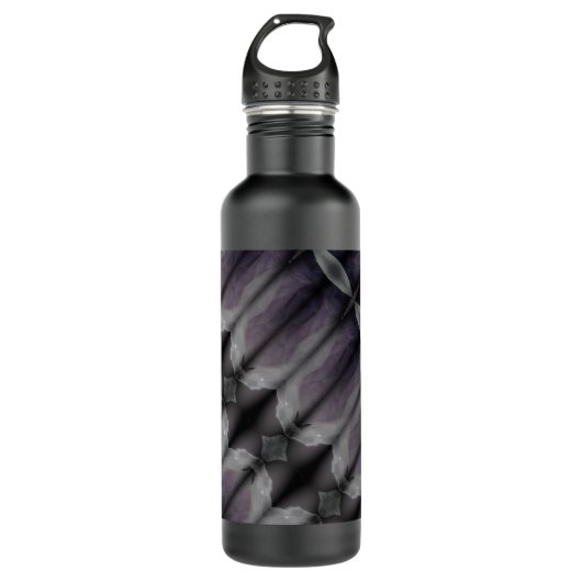 Bluesy Ikat Fog Edelstahlflasche (Vorderseite)