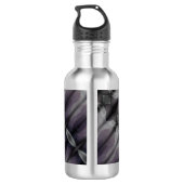 Bluesy Ikat Fog Edelstahlflasche (Rückseite)