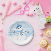 Bluesy Snowman Paper Teller (Party)