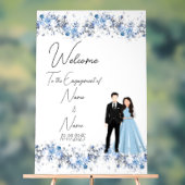 Blueteis-blaues Acrylzeichen Acrylschild (Neutral)