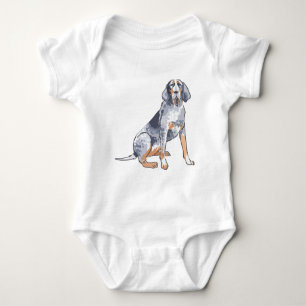 Bluetick Coonhound Baby Strampler